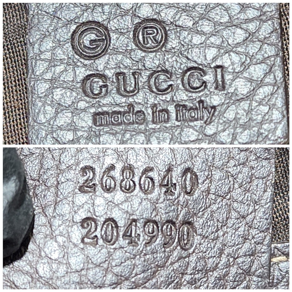 GUCCI Crystal Monogram Medium Abbey Tote Brown - Picture 4 of 12